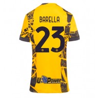 Camisa de Futebol Inter Milan Nicolo Barella #23 Equipamento Alternativo Mulheres 2024-25 Manga Curta